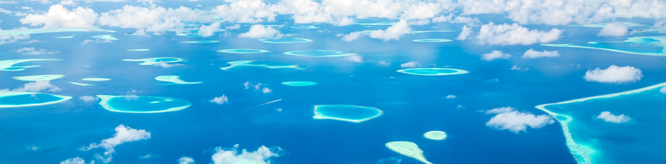Malediven Insel Übersicht
